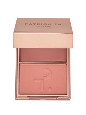 NWT Patrick Ta Major Headlines Double-Take Crème & Powder Blush Duo Not Too Much